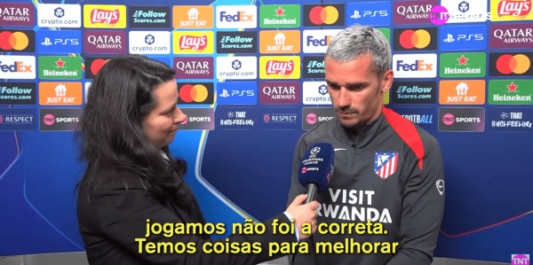 华体会登录入口-格列兹曼：不确定那是否该判点球；我对我们比赛方式不满意