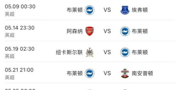 华体会体育登录入口-英超让4大战进入高潮，布莱顿复仇曼联放生利物浦？